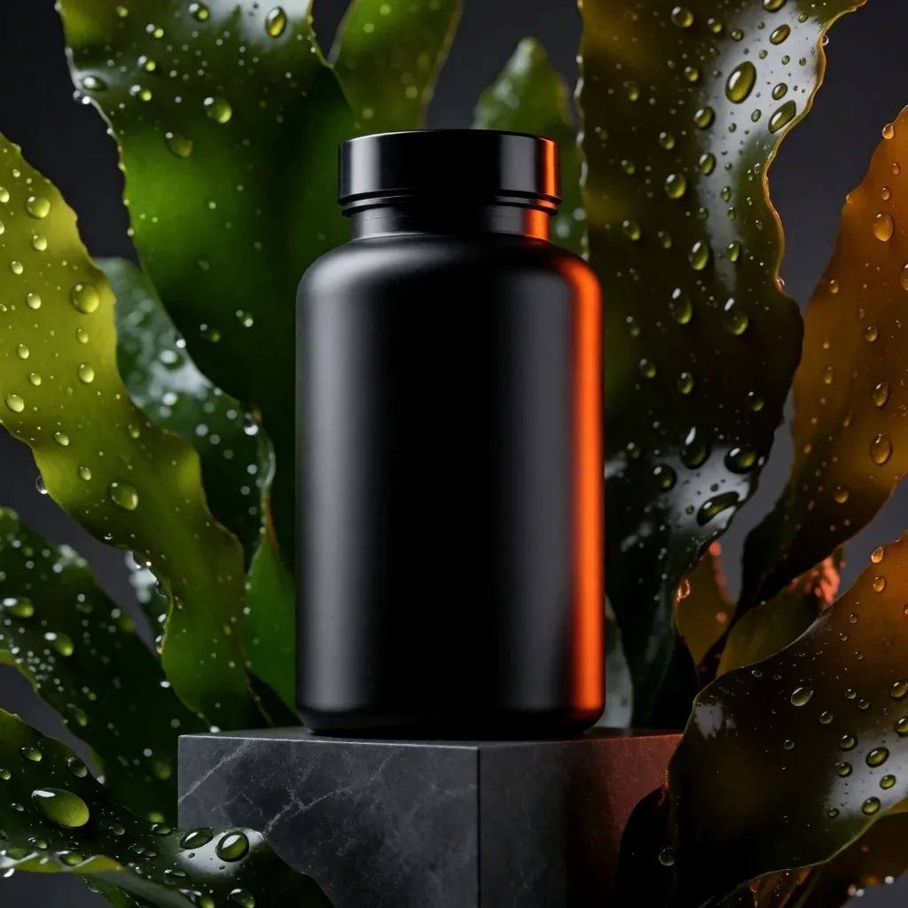 Novapka Botanicals Plant-Based Omega algal oil bottle