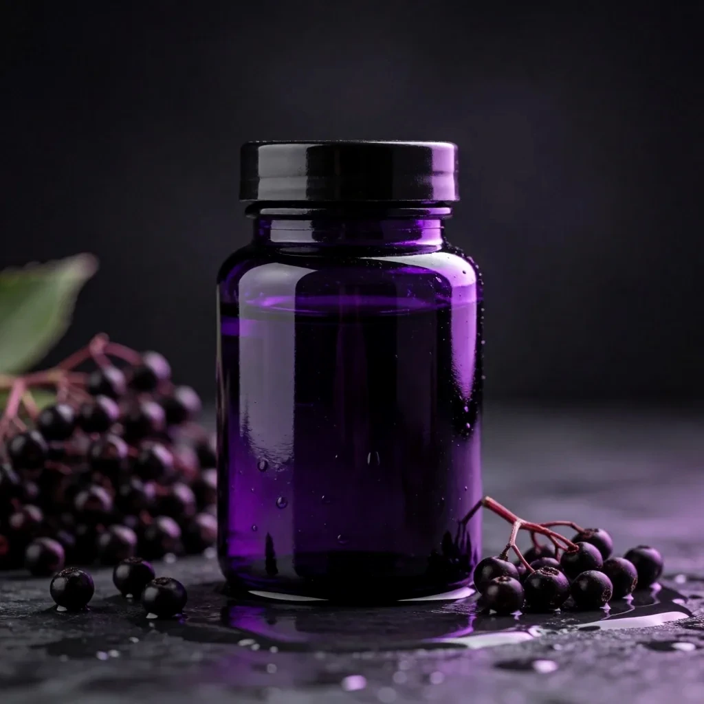 Novapka Botanicals Elderberry Daily antioxidant formula bottle